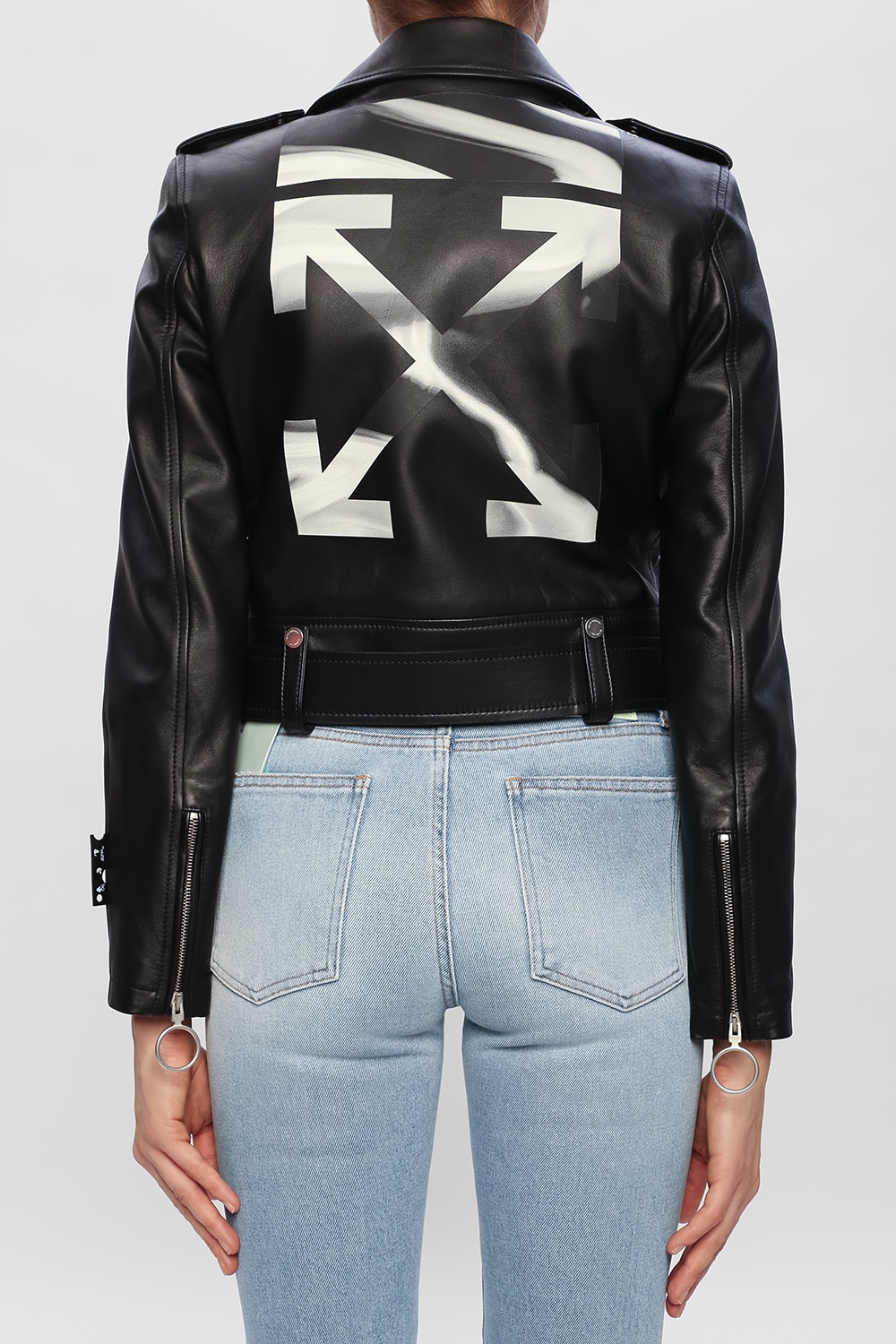 Off-White Leather biker jacket